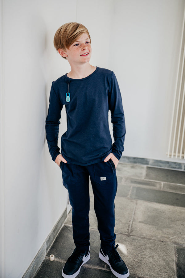 New AIR SLIM sensory-friendly PANTS - dark blue