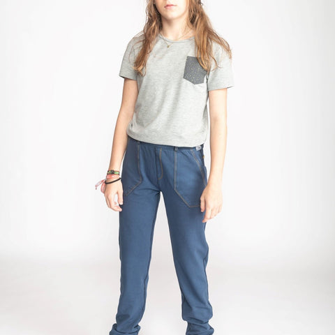 JEANS LOOK super soft TROUSERS