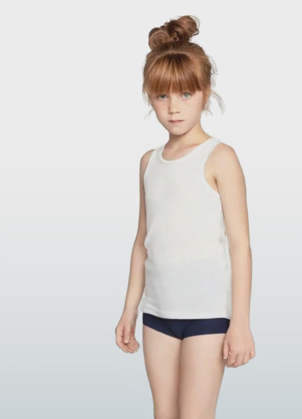 underwear top girls- soft seamless sensory friendly blusss