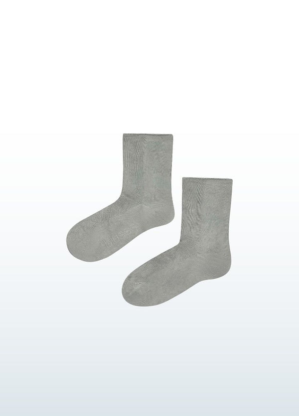 seamless soft bamboo socks_grey_Blusss