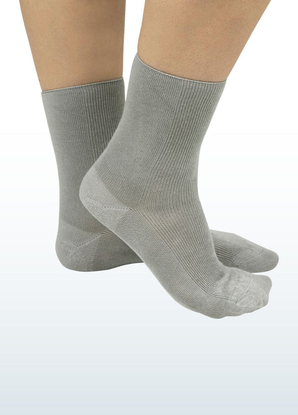 seamless soft bamboo socks_grey_Blusss