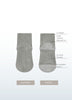seamless soft bamboo socks_grey_Blusss