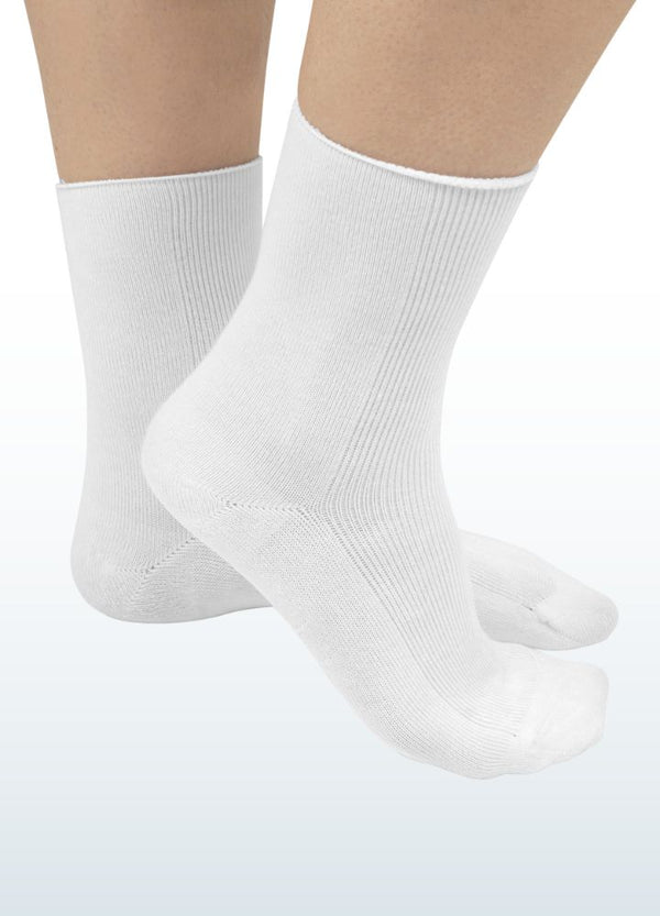 seamless soft bamboo socks_white_Blusss